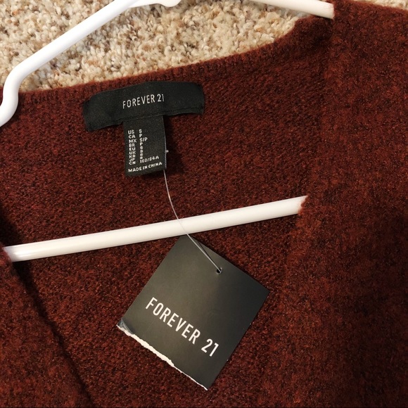 Forever-21 Burgundy Sweater - Picture 5 of 5